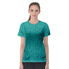 Green Denim Women s Sport Mesh Tee