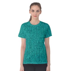 Green Denim Women s Cotton Tee