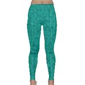 Green Denim Classic Yoga Leggings View1