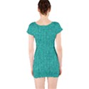 Green Denim Short Sleeve Bodycon Dress View2