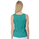 Green Denim Women s Basketball Tank Top View2