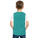 Green Denim Kids  Basketball Tank Top View2