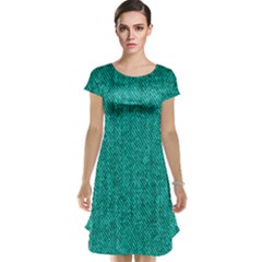 Green Denim Cap Sleeve Nightdress