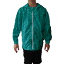 Green Denim Kids  Hooded Windbreaker View1