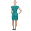 Green Denim Cap Sleeve Bodycon Dress View2