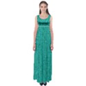 Green Denim Empire Waist Maxi Dress View1