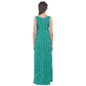 Green Denim Empire Waist Maxi Dress View2