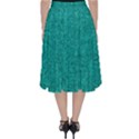 Green Denim Classic Midi Skirt View2