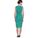 Green Denim Classic Sleeveless Midi Dress View2