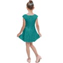 Green Denim Kids  Cap Sleeve Dress View2