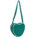 Green Denim Heart Shoulder Bag View2