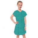 Green Denim Kids  Drop Waist Dress View1