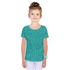 Green Denim Kids  One Piece Tee