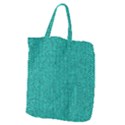 Green Denim Giant Grocery Tote View1