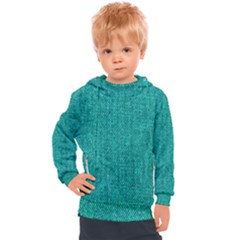 Green Denim Kids  Hooded Pullover