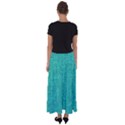 Green Denim Flared Maxi Skirt View2