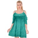 Green Denim Cutout Spaghetti Strap Chiffon Dress View1