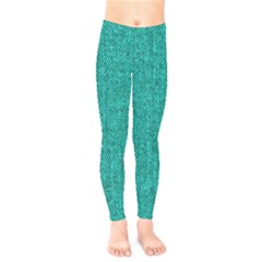 Green Denim Kids  Leggings