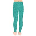 Green Denim Kids  Leggings View2