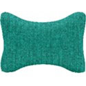 Green Denim Seat Head Rest Cushion View1