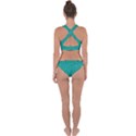 Green Denim Cross Back Hipster Bikini Set View2