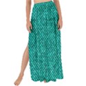 Green Denim Maxi Chiffon Tie-Up Sarong View1