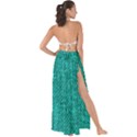 Green Denim Maxi Chiffon Tie-Up Sarong View2