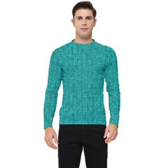 Green Denim Men s Long Sleeve Rash Guard