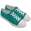 Green Denim Women s Low Top Canvas Sneakers View3