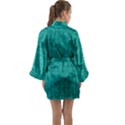 Green Denim Long Sleeve Satin Kimono View2