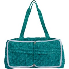 Green Denim Multi Function Bag