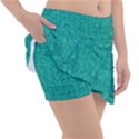 Green Denim Tennis Skorts View3