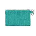 Green Denim Canvas Cosmetic Bag (Medium) View2