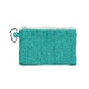 Green Denim Canvas Cosmetic Bag (Small) View1