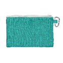 Green Denim Canvas Cosmetic Bag (Large) View2