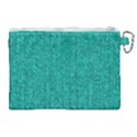 Green Denim Canvas Cosmetic Bag (XL) View2