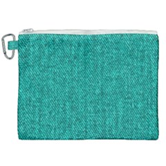 Green Denim Canvas Cosmetic Bag (XXL)