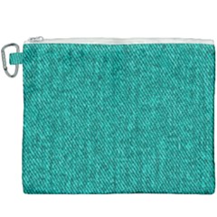 Green Denim Canvas Cosmetic Bag (XXXL)