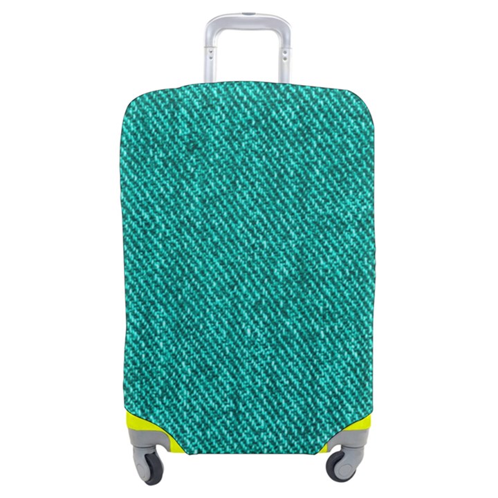 Green Denim Luggage Cover (Medium)