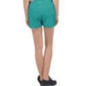 Green Denim Velour Lounge Shorts View2