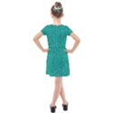 Green Denim Kids  Cross Web Dress View2