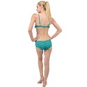 Green Denim Layered Top Bikini Set View2