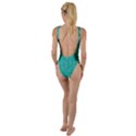 Green Denim High Leg Strappy Swimsuit View2