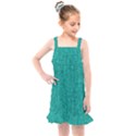 Green Denim Kids  Overall Dress View1