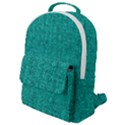 Green Denim Flap Pocket Backpack (Small) View1