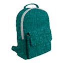 Green Denim Flap Pocket Backpack (Small) View2