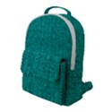 Green Denim Flap Pocket Backpack (Large) View1