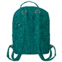 Green Denim Flap Pocket Backpack (Large) View3