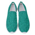 Green Denim Women s Slip On Sneakers View1