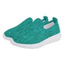 Green Denim Women s Slip On Sneakers View2